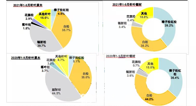 2021年12月3日中国针叶木材价格行情